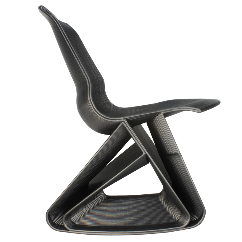 dirk vander kooij endless saloon table + rocking chair